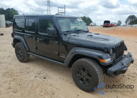 2019 Jeep Wrangler Unlimited Sahara из США, поврежденный, VIN 1C4HJXEG1KW527592